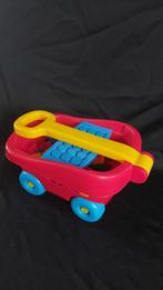 Abrick trekwagen met grote blokken, Ophalen, Gebruikt, Abrick