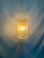 Vintage ijsglas hanglamp J.T. Kalmar Franken jaren 50/60, Ophalen of Verzenden, Glas, Minder dan 50 cm