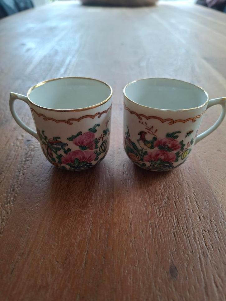 2 Chinese porseleinen kopjes, Antiek en Kunst, Antiek | Porselein, Ophalen of Verzenden