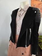 Echt leren bikerjas | maat M, Kleding | Dames, Jassen | Winter, Maat 38/40 (M), Mango, Zwart, Ophalen of Verzenden