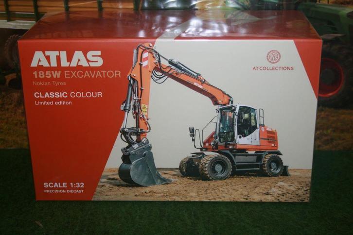 BOERYES : ATLAS W185 Classic Colour met Nokian Banden, Hobby en Vrije tijd, Modelauto's | 1:32, Nieuw, Tractor of Landbouw, Overige merken