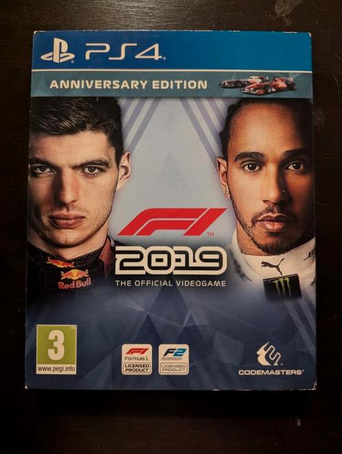 F1 2019: Anniversary Edition (PS4), Spelcomputers en Games, Games | Sony PlayStation 4, Zo goed als nieuw, Racen en Vliegen, 1 speler