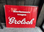 Nieuw Groot Grolsch Wandbord 80 x 60 cm - Mancave/Keet, Ophalen of Verzenden, Gebruikt