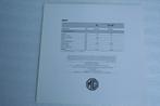 Folder MG MGF prijslijst (09-1995) (1), Ophalen of Verzenden, Nieuw, Overige merken