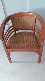 balinese armstoel, Huis en Inrichting, Stoelen, Ophalen, Gebruikt, Bruin, Eén