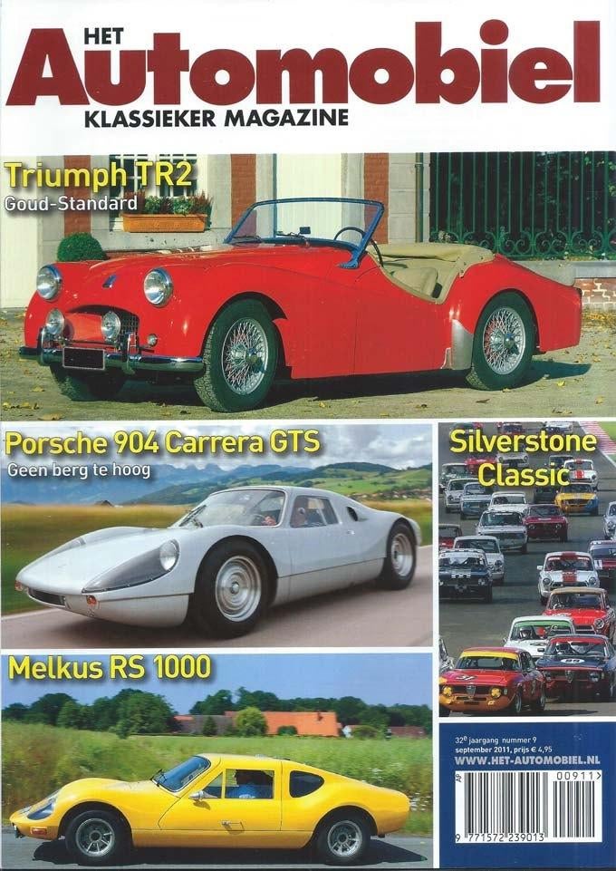 Automobiel 9 2011 : Triumph TR2 - Porsche 904 - Melkus RS, Ophalen of Verzenden, Gelezen, Algemeen