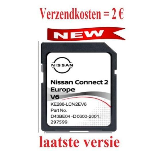 Nissan Connect 2 ✅ V6 Navigatie 2022-25 SD-Kaart Europa, Computers en Software, Navigatiesoftware, Nieuw, Landkaarten, Heel Europa