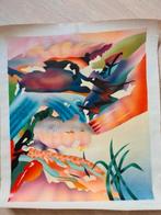 Leuke abstract schilderij, Ophalen of Verzenden