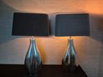 2 lampen voeten evt met kap, Huis en Inrichting, Ophalen, Gebruikt, Metaal, Minder dan 50 cm