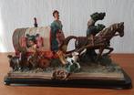 Vintage Zigeunerwagen Diorama Figuur, Ophalen of Verzenden, Zo goed als nieuw, Groter dan 1:35, Diorama