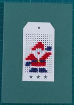 kaart met geborduurd kerstmannetje (1669), Ophalen of Verzenden, Nieuw, Kerst