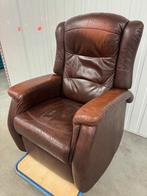 Electrisch Relaxfauteuil, Huis en Inrichting, Fauteuils, Ophalen, Gebruikt, 50 tot 75 cm, Leer