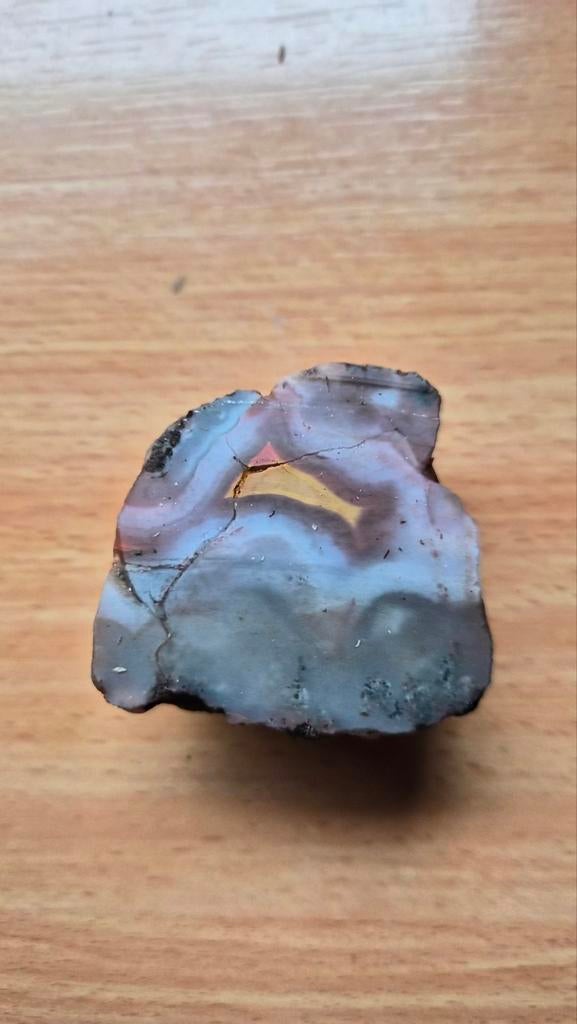 Prachtig Gekleurd Mineraal Agaat, Verzamelen, Mineralen en Fossielen, Ophalen of Verzenden, Mineraal