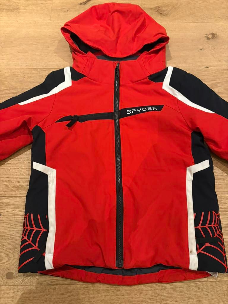 Spyder ski jas kind – maat 128 – technisch & warm, Kinderen en Baby's, Ophalen of Verzenden, Zo goed als nieuw, Jongen of Meisje