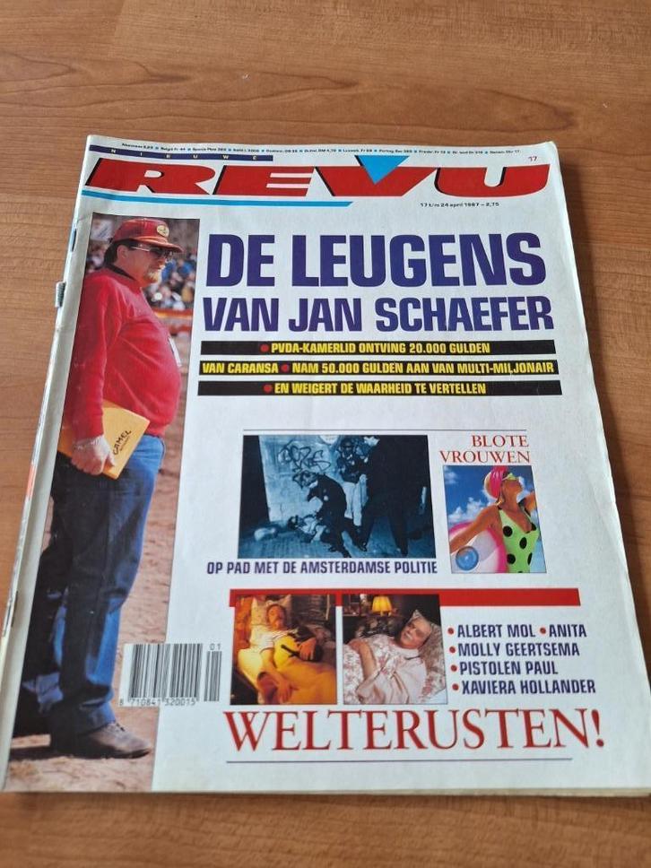 Revu 1987 Jan Schaefer Albert Mol Dolly Dots Iggy Pop, Verzamelen, Tijdschriften, Kranten en Knipsels, Tijdschrift, Nederland