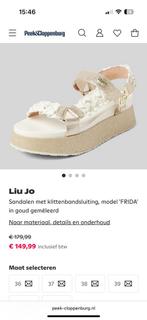 Liu jo sandalen nieuwe in doos goud, Ophalen of Verzenden, Nieuw, Overige kleuren, Sandalen of Muiltjes