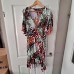 Leuke wikkeljurk maat 52 van MS Mode, Ophalen, Zo goed als nieuw, Maat 46/48 (XL) of groter