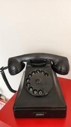 Bakelieten draaischijf telefoon, Ophalen of Verzenden, Gebruikt, Met draaischijf