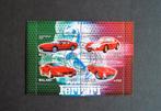 - 031 - Ferrari Auto's blokje, met 4 zegels., Verzenden, Gestempeld, Auto's