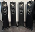 4x KEF iQ50 slanke zuilen speakers “TOP STAAT” (Black Ash), Audio, Tv en Foto, Luidsprekers, Zo goed als nieuw, 120 watt of meer