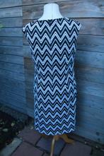 Jurk zwart/ grijs/ wit Hermann Lange mt 44 Vaste prijs, Kleding | Dames, Jurken, Zwart, Maat 42/44 (L), Ophalen of Verzenden, Zo goed als nieuw