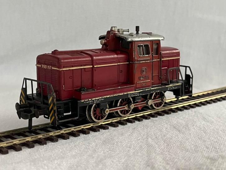 Fleischmann 1380 DB V60 151, Hobby en Vrije tijd, Modeltreinen | H0, Gebruikt, Locomotief, Gelijkstroom, Fleischmann, Analoog
