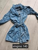Vingino Spijkerjurk Maat 140, Meisje, Ophalen of Verzenden, Zo goed als nieuw, Vingino