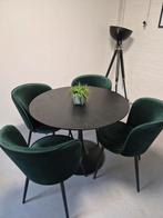 Tafel met 4 stoelen, Huis en Inrichting, Stoelen, Ophalen, Zo goed als nieuw, Vier