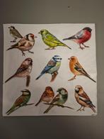 4 servetten met grote vogeltjes voor decoupage, Hobby en Vrije tijd, Knutselen, Ophalen of Verzenden, Nieuw, Materiaal
