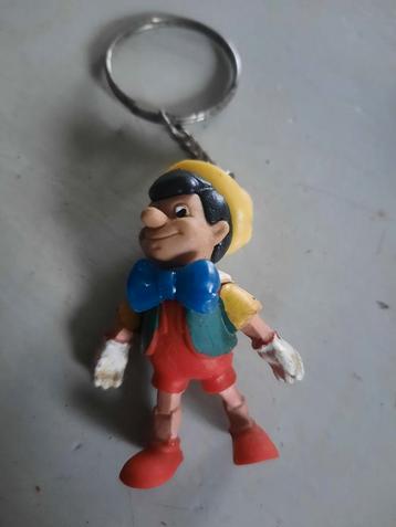 Vintage Pinokkio sleutelhanger 