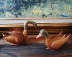 Houtsnijwerk Cuba, sierlijke eend en zwaan, Verzenden, Zo goed als nieuw, Vogel, Beeldje of Figuurtje