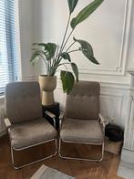 2 vintage lounge chair / stoelen / eenzit / zetel, Ophalen of Verzenden, Twee