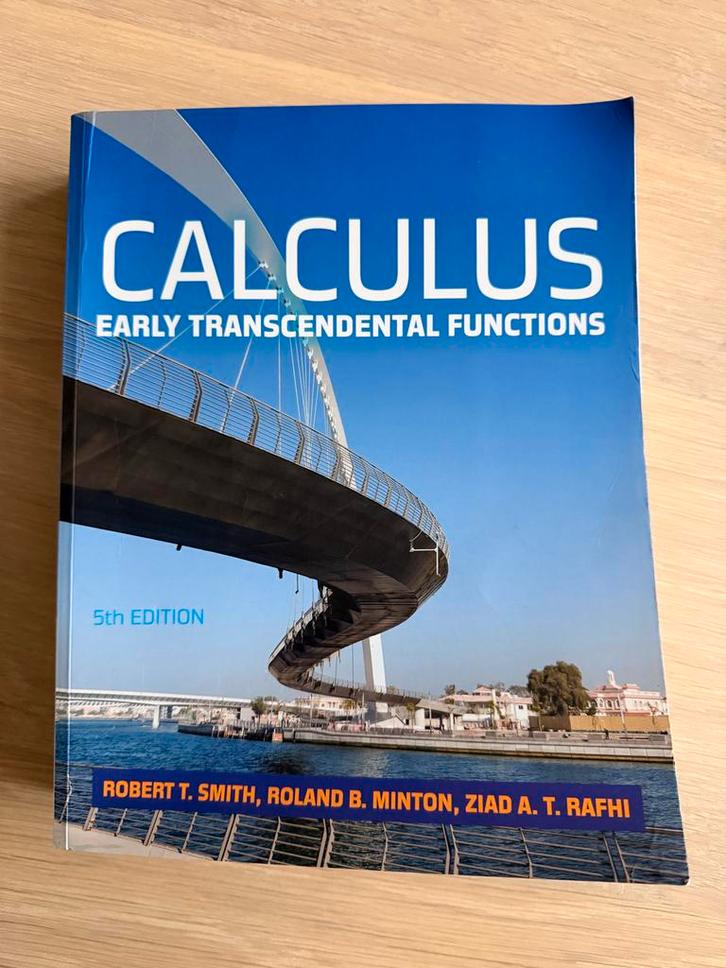 Calculus: Early Transcendental Functions - 5th Edition, Boeken, Studieboeken en Cursussen, Zo goed als nieuw, WO, Beta, Ophalen of Verzenden