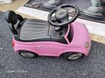 Loopauto  fiat 500 roze loopwagen 5€, Ophalen of Verzenden, Gebruikt