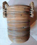 Hippie boho bamboe bloempot, Tuin en Terras, Bloempotten, Ophalen of Verzenden