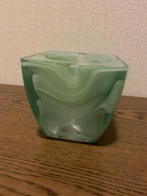 Glazen Theelichthouder Mintgroen/Jadegroen (NIEUW), Huis en Inrichting, Woonaccessoires | Kandelaars en Kaarsen, Nieuw, Kandelaar
