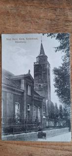 Rijnsburg: Ned. Herv. Kerk, Kerkstraat - Oude Ansichtkaart, Ophalen of Verzenden, Voor 1920, Gelopen, Zuid-Holland