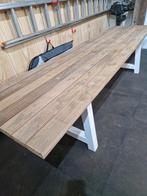 Houten eettafel voor buiten, Ophalen, Gebruikt, Teakhout, 200 cm of meer