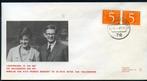 Nederland 1967 Huwelijk Pr. Margriet & Pieter v Vollenhoven, Postzegels en Munten, Ophalen of Verzenden, Envelop