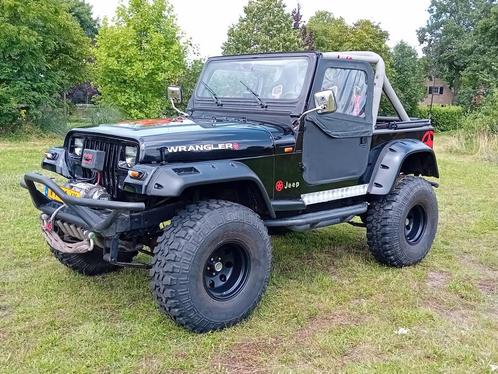 Jeep Wrangler 4.0i Wagon (bj 1993), Auto's, Oldtimers, Te koop, 4x4, Jeep, Benzine, SUV of Terreinwagen, Handgeschakeld, Origineel Nederlands