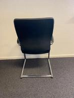 Vergaderstoelen Ahrend 230 Fame zwart, slede chroom 1x, Ophalen of Verzenden, Gebruikt, Zwart, Vijf, Zes of meer stoelen