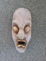 Houten masker, 20 cm., Ophalen of Verzenden, Zo goed als nieuw