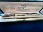 Antieke Franse 4-delige zilveren schrijfset., Ophalen of Verzenden