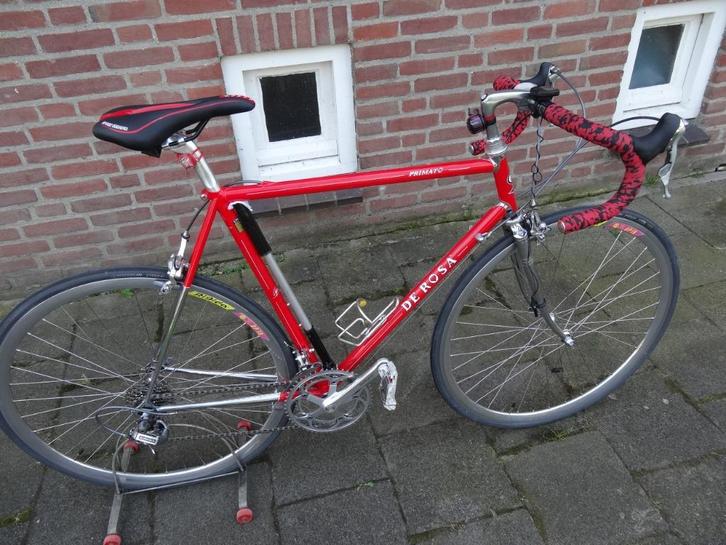Vintage Race fiets De rosa Primato Maat 58 Ferrari  rood., Fietsen en Brommers, Fietsen | Racefietsen, Zo goed als nieuw, Heren