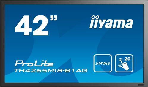 Iiyama TH4265MIS-B1AG Zwart multi touch 42", Computers en Software, Monitoren, Zo goed als nieuw, DisplayPort, HDMI, Thunderbolt