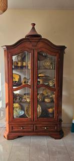Mooie Vitrinekast met Glazen Deuren, Huis en Inrichting, Kasten | Vitrinekasten, Ophalen, Gebruikt, Glas, Klassiek