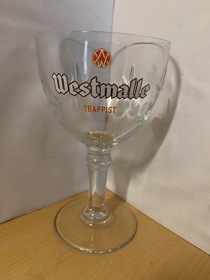 Westmalle bierglas 33cl Trappist, Verzamelen, Biermerken, Zo goed als nieuw, Glas of Glazen, Overige merken, Ophalen of Verzenden
