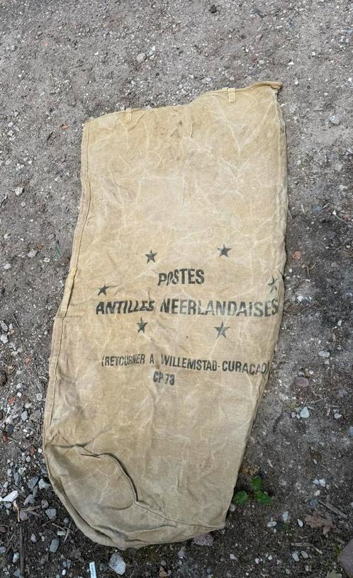Grote oude postzak - postes Antilles Neerlandaises, Antiek en Kunst, Curiosa en Brocante, Ophalen of Verzenden