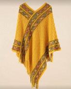 Poncho Sjaal Nelly Geel, Verzenden, Nieuw, Sjaal