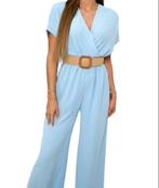 jumpsuits blauw + gratis riem mt m, Kleding | Dames, Jumpsuits, Maat 38/40 (M), Blauw, Nieuw, Ophalen of Verzenden